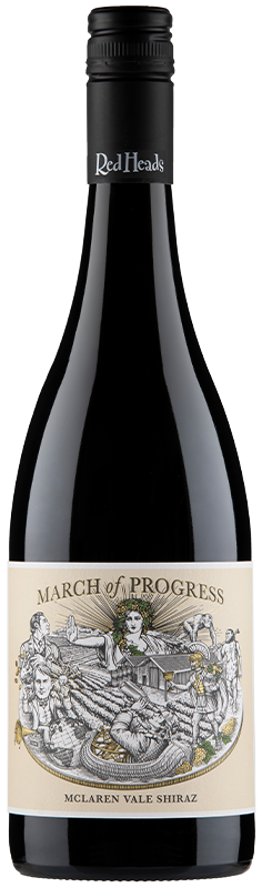 RedHeads March of Progress Organic Shiraz