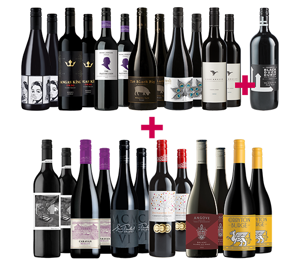 Premium Aussie Reds + Gold-Medal Reds 24-bottle BULK DEAL