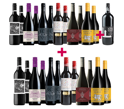 Gold-Medal Aussie Reds SALE 24-bottle BULK DEAL + FREE Magnum