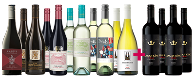 11 Reds & Whites + 4 Free Shiraz worth $300