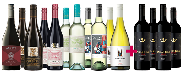 11 Reds & Whites + 4 Free Shiraz worth $300