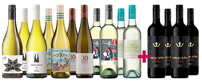 11 Whites + 4 Free Shiraz worth $300