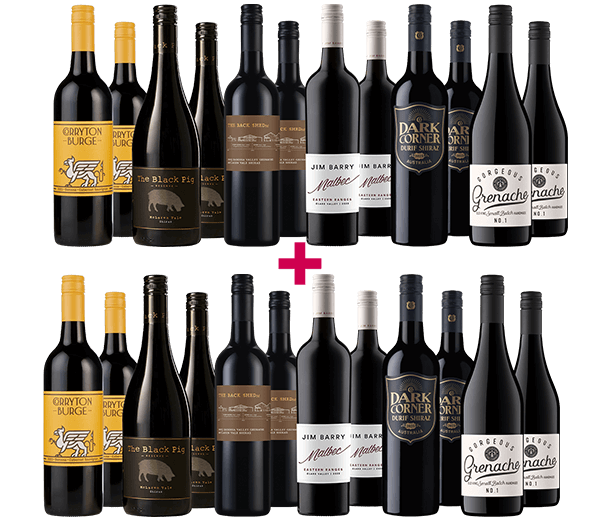 Best In Glass Aussie Red Champions 24-bottle BULK DEAL