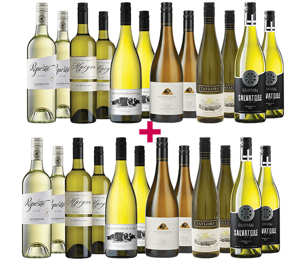 Best In Glass Aussie White Champions 24-bottle BULK DEAL