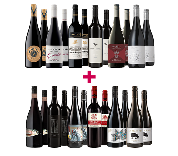 Gold-Medal Aussie Reds & Winter Warming Reds 24-bottle BULK DEAL