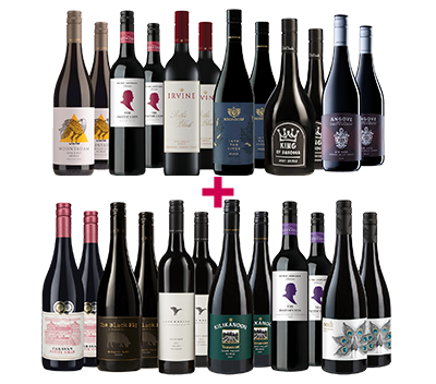 Gold-Medal Barossa Shiraz Mix & Winter Reds 24-bottle BULK DEAL