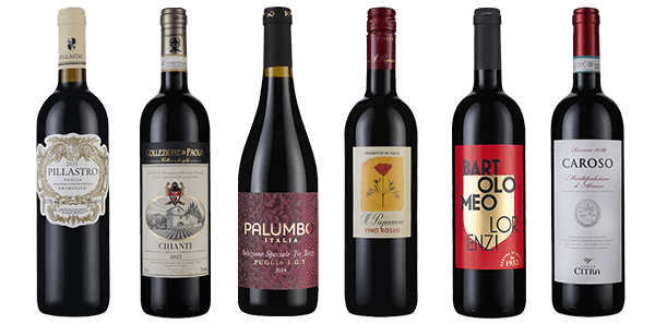 ‘Top to Toe’ Italian Reds Six Pack