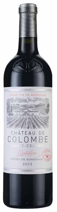 Château de Colombe Castillon Côtes de Bordeaux 2023